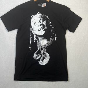 Trippie Redd‎ portrait black & white short sleeve cotton T-shirt NWT-Men -small